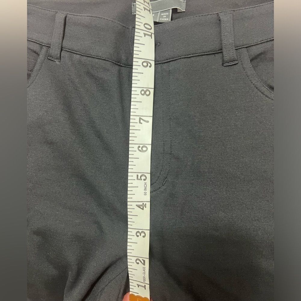 Vince Women Pants Taper Leg Zipper Button Equestrian charcoal, gray size 4 - Picture 12 of 13